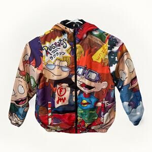 Members‎ Only Nickelodeon Rugrats Windbreaker Jacket Men’s Size L